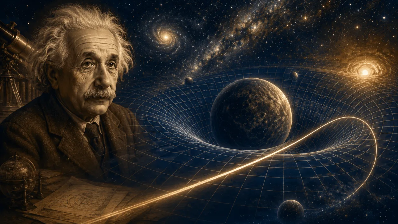ア イ ン シ ュ タ イ ン と 相 対 性 理 論 ─ E = mc² の表紙イラスト