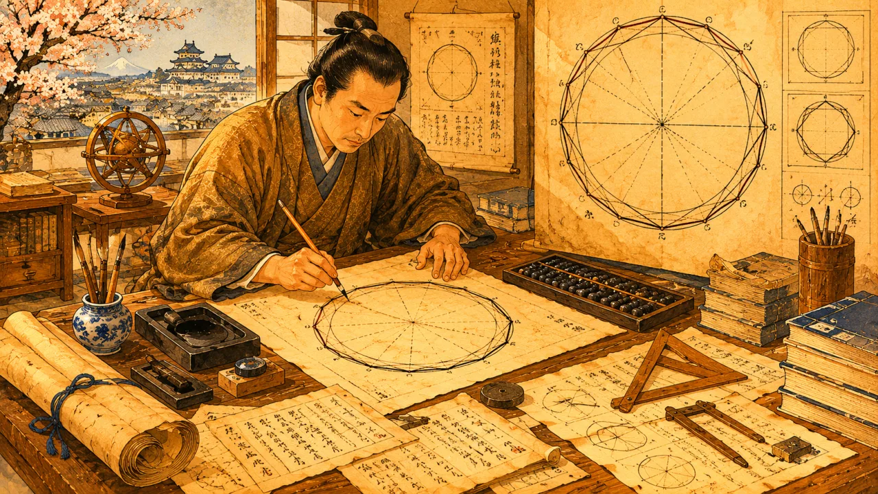 建 部 賢 弘 と 無 限 級 数 ─ 江 戸 数 学 の 頂 点 の表紙イラスト