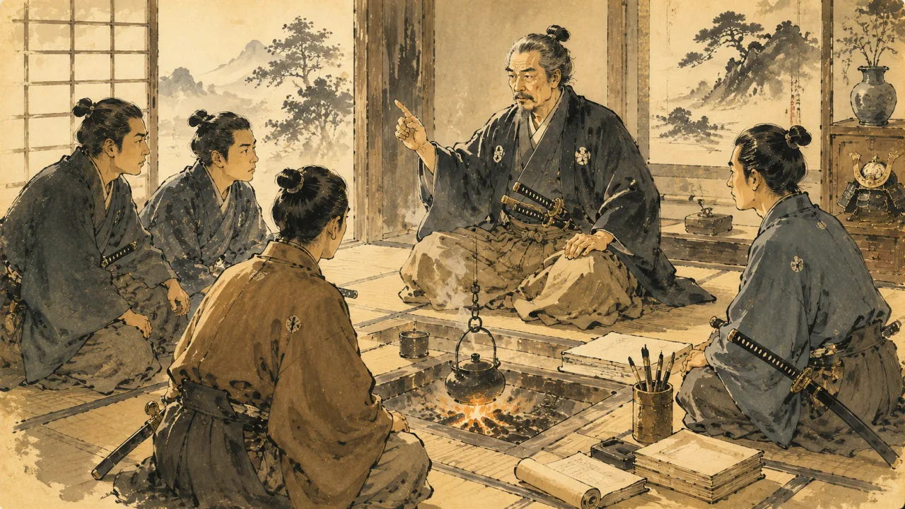 西 郷 隆 盛『南 洲 翁 遺 訓』 ─ 命 も い ら ず、 名 も い ら ず、 官 位 も 金 も い ら ぬ 人 の表紙イラスト