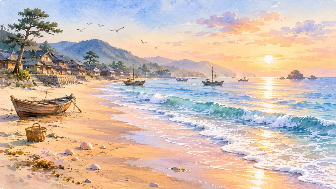 『浜 辺 の 歌』 ─ あ し た 浜 辺 を さ ま よ え ば の表紙イラスト